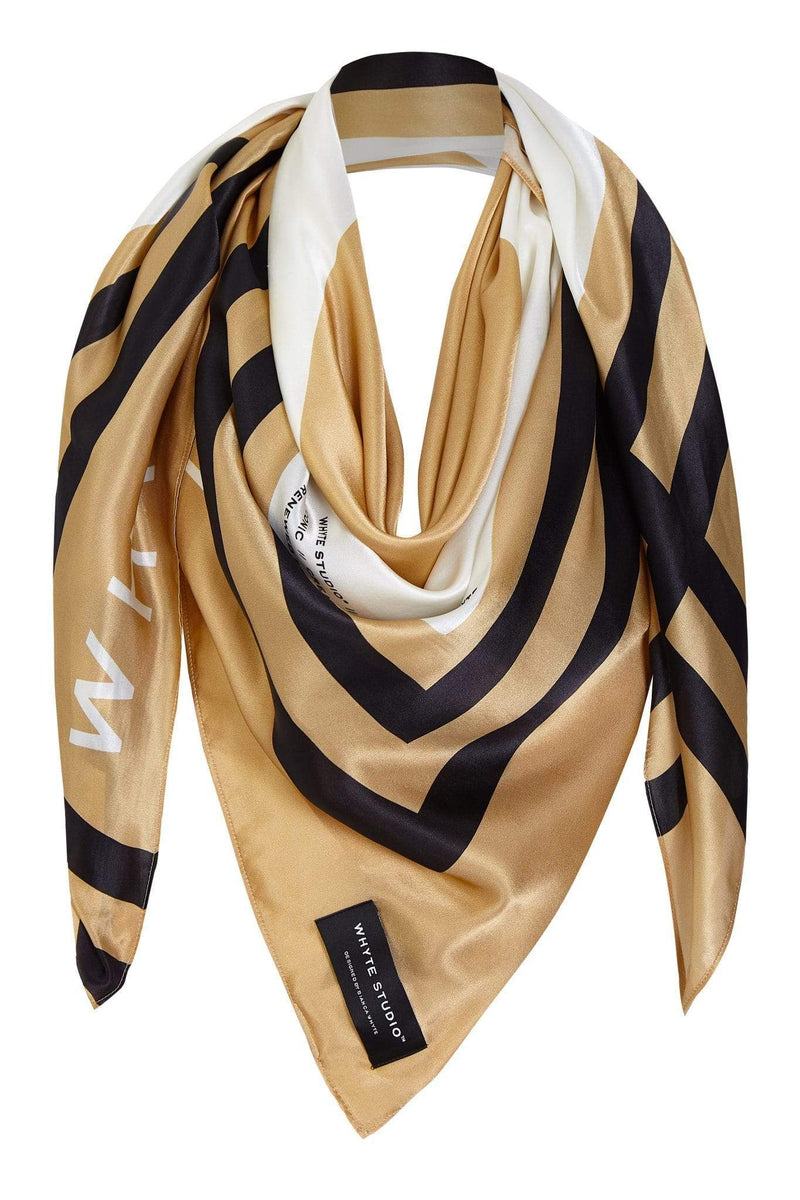 THE "HIGH-SIDE" LARGE SILK SCARF - Accessory - Whyte Studio