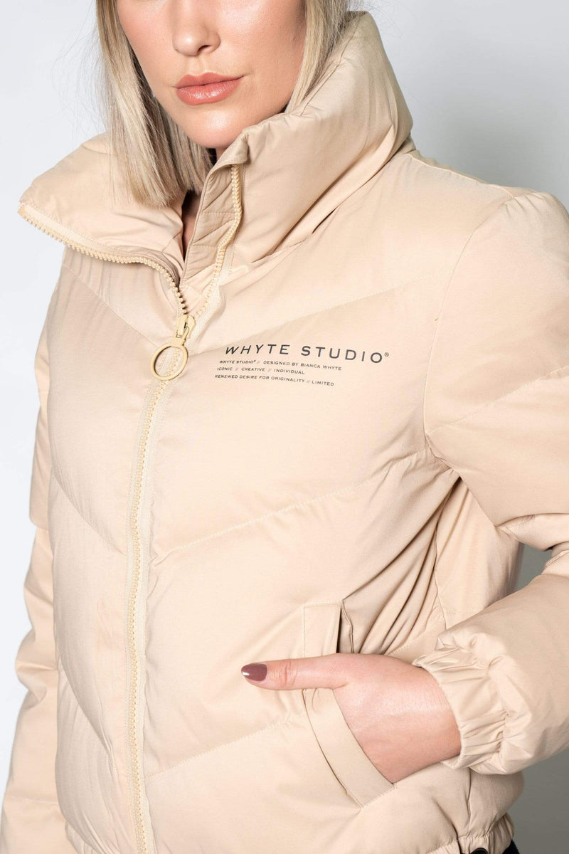 Coat THE 'OBEY' CROPPED PUFFER