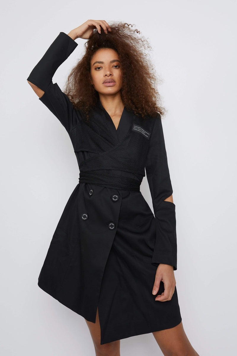 Dress THE "BACK UP" SPORTS WRAP BLAZER DRESS