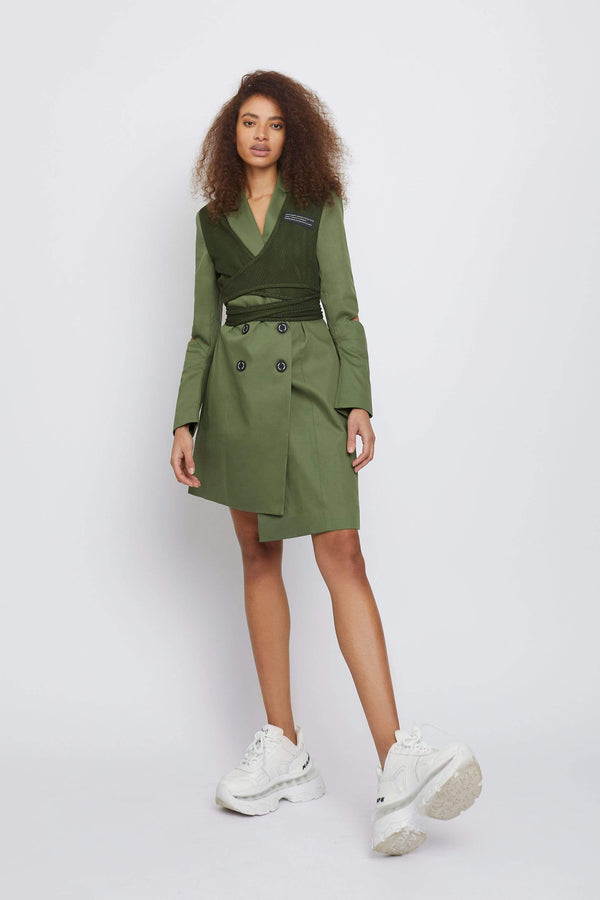Dress THE "BACK UP" SPORTS WRAP BLAZER DRESS