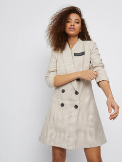 Dress THE 'DEACTIVATE' HOUNDSTOOTH BLAZER DRESS