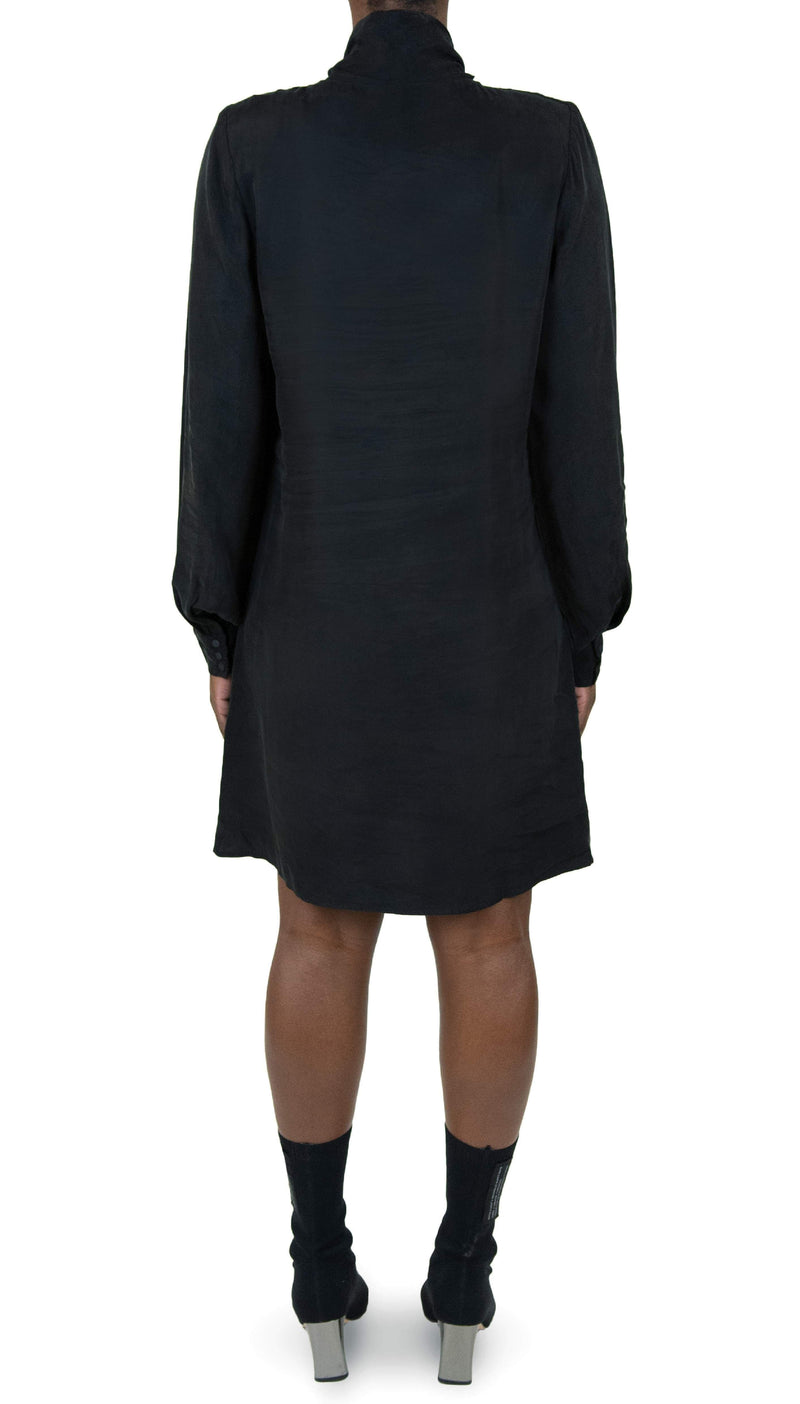 THE "JUSTIFY" SHIFT DRESS WITH NECK TIE - Dress - Whyte Studio