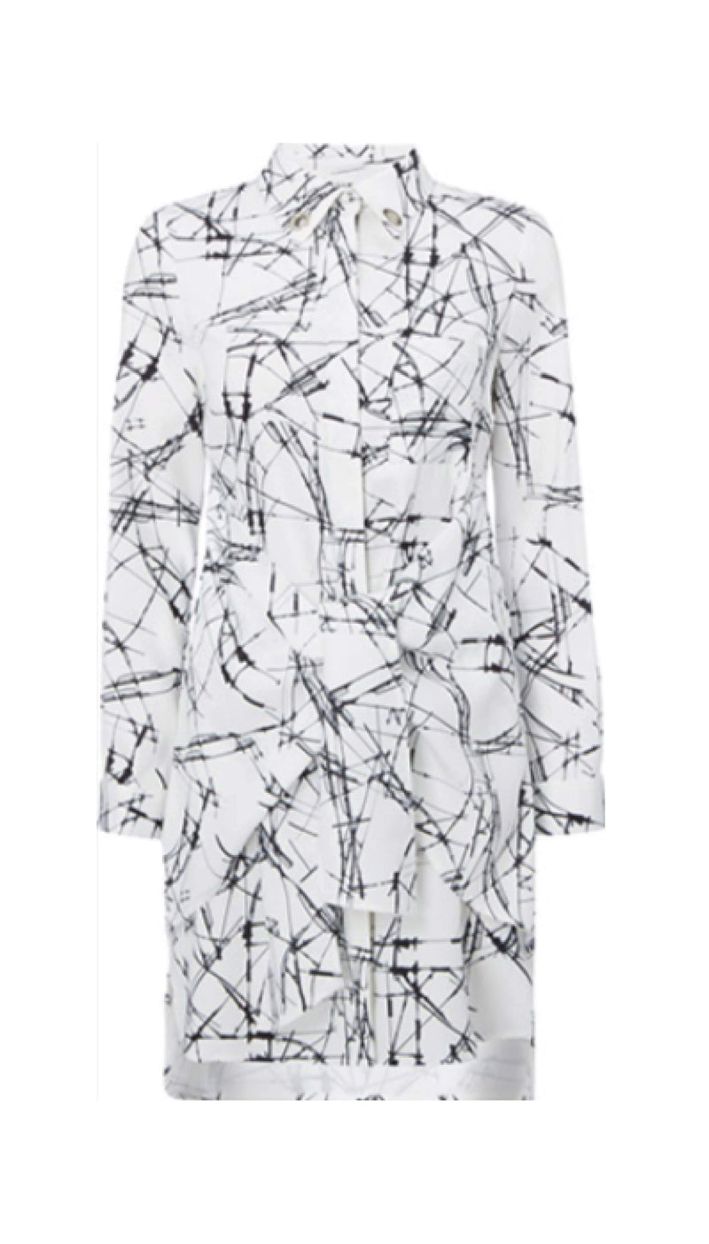 THE 'SPOKE' SHIRT DRESS - Dress - Whyte Studio