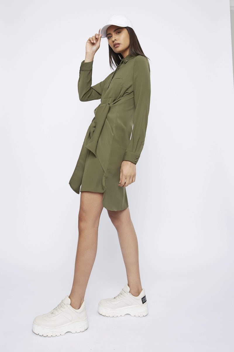 THE "SPOKE" SHIRT DRESS - Dress - Whyte Studio