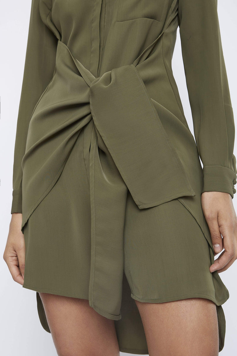 THE "SPOKE" SHIRT DRESS - Dress - Whyte Studio