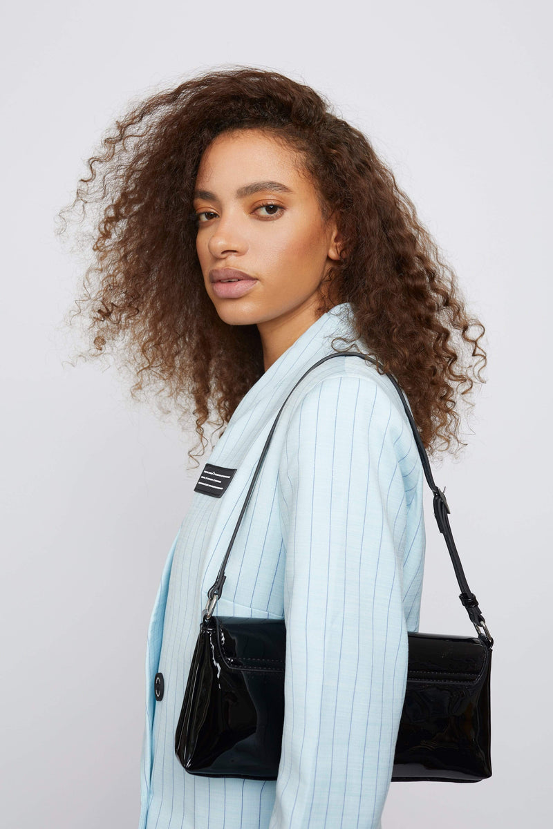 Dress THE “TRIAL” PINSTRIPE SUIT BLAZER DRESS