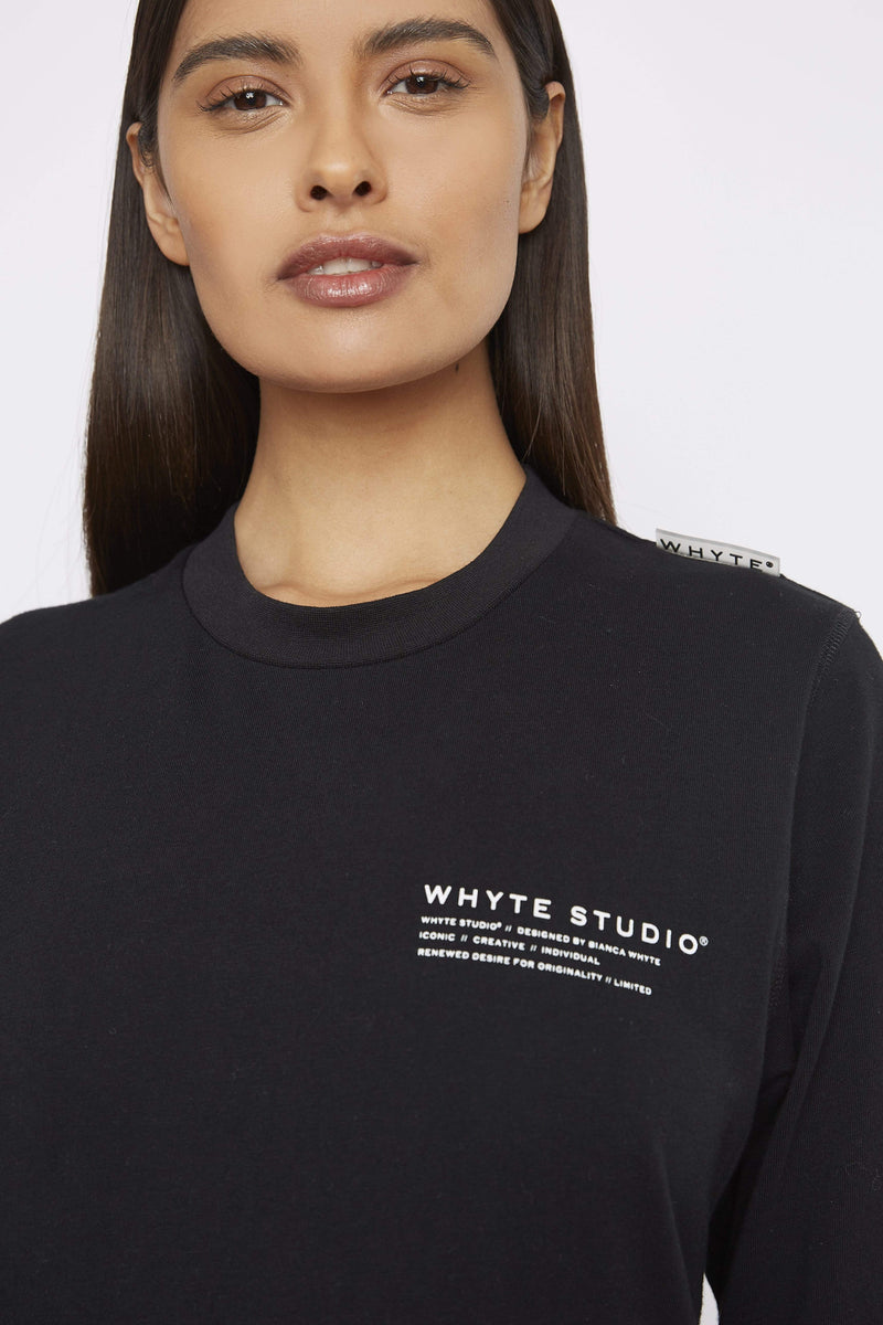 THE 'JETWAY' LONG SLEEVE TOP - Top - Whyte Studio