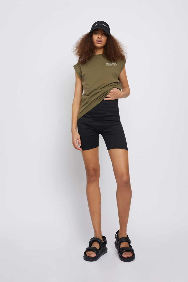 Top THE 'NO LIMITS' T-SHIRT GREEN