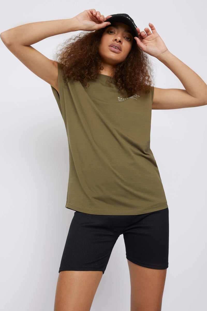 Top THE 'NO LIMITS' T-SHIRT GREEN