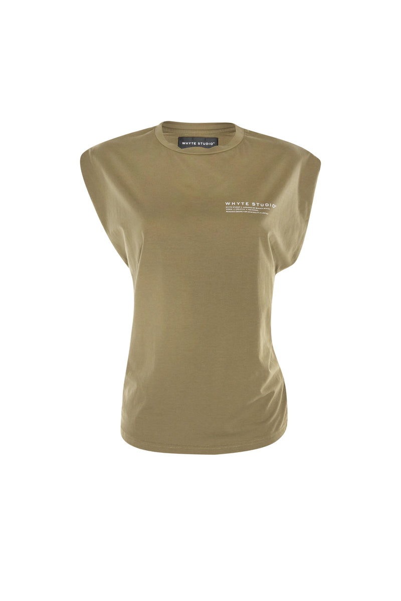 Top THE 'NO LIMITS' T-SHIRT GREEN